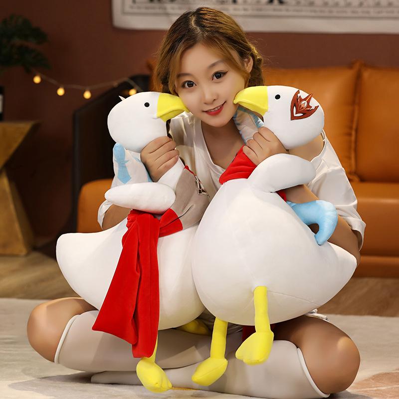 Game Genshin Impact Tartaglia Duck Plush Doll Cosplay Prop