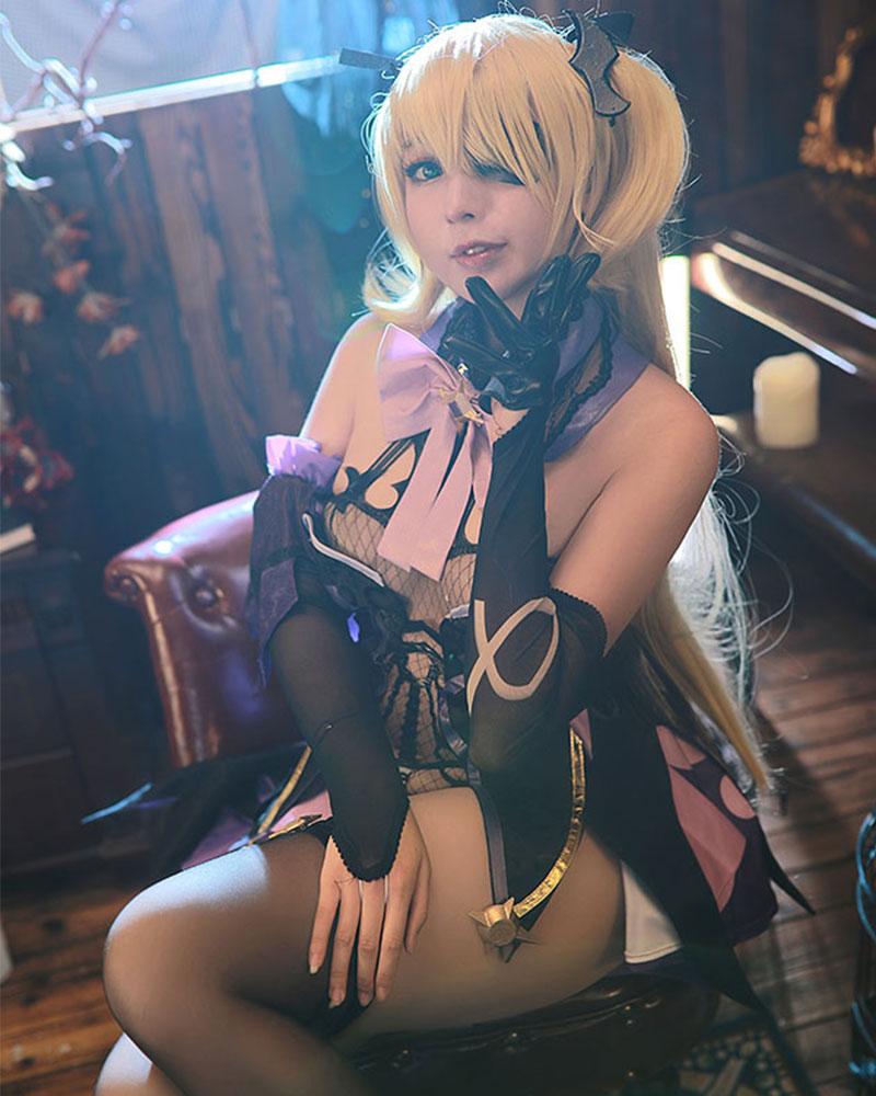 Game Genshin Impact Fischl Cosplay Costume