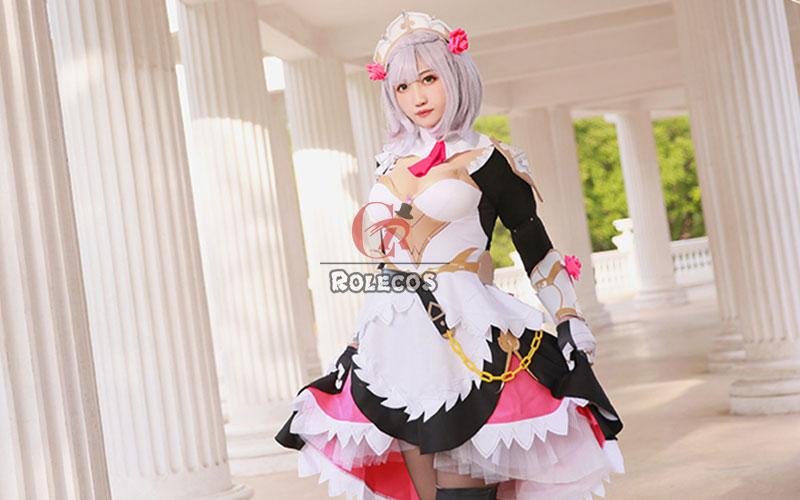 Game Genshin Impact Noelle Knight Cosplay Costume