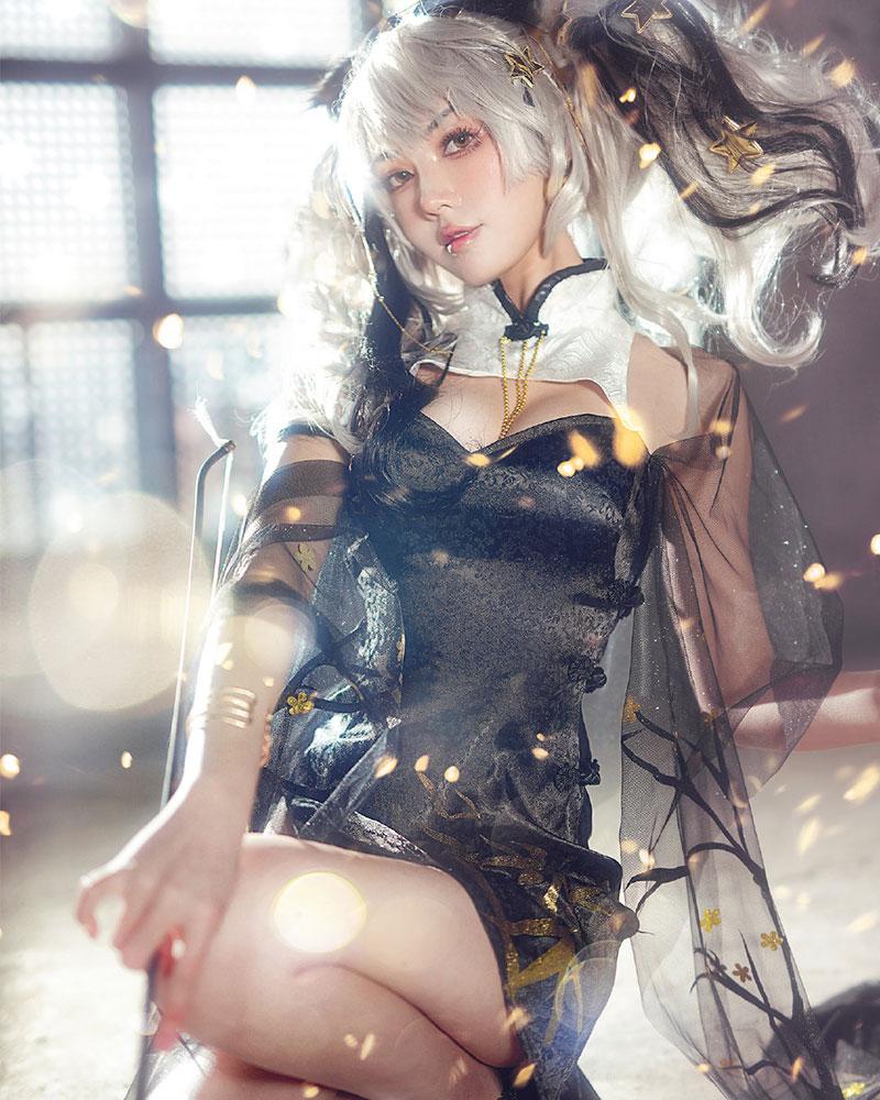Arknights Ambience Synesthesia FEater Cheongsam Cosplay Costume