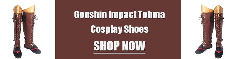 Game Genshin Impact Tohma Thoma Cosplay Costume