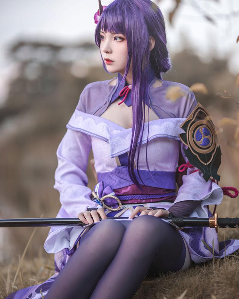 Game Genshin Impact Baal Cosplay Costume