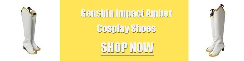 Game Genshin Impact Amber Halloween Cosplay Costume