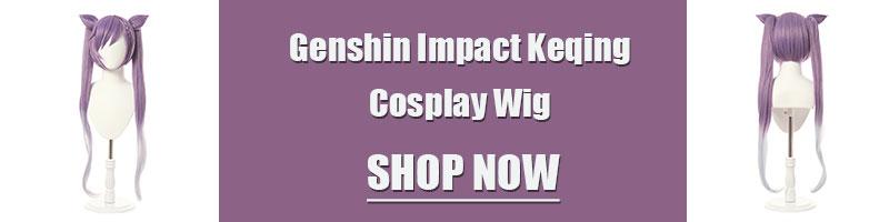 Genshin Impact Opulent Splendor Keqing Cosplay Costume