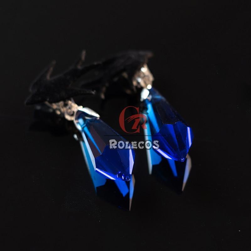 Genshin Impact Opulent Splendor Keqing Cosplay Costume