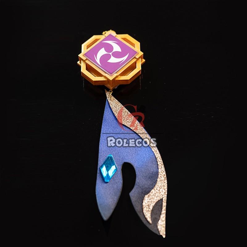Genshin Impact Opulent Splendor Keqing Cosplay Costume