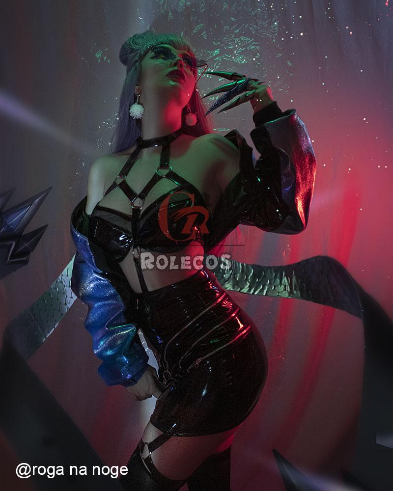 LOL KDA ALL OUT Evelynn Cosplay Costume 