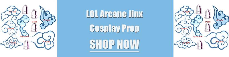 Anime LOL Arcane Jinx Cosplay Costume
